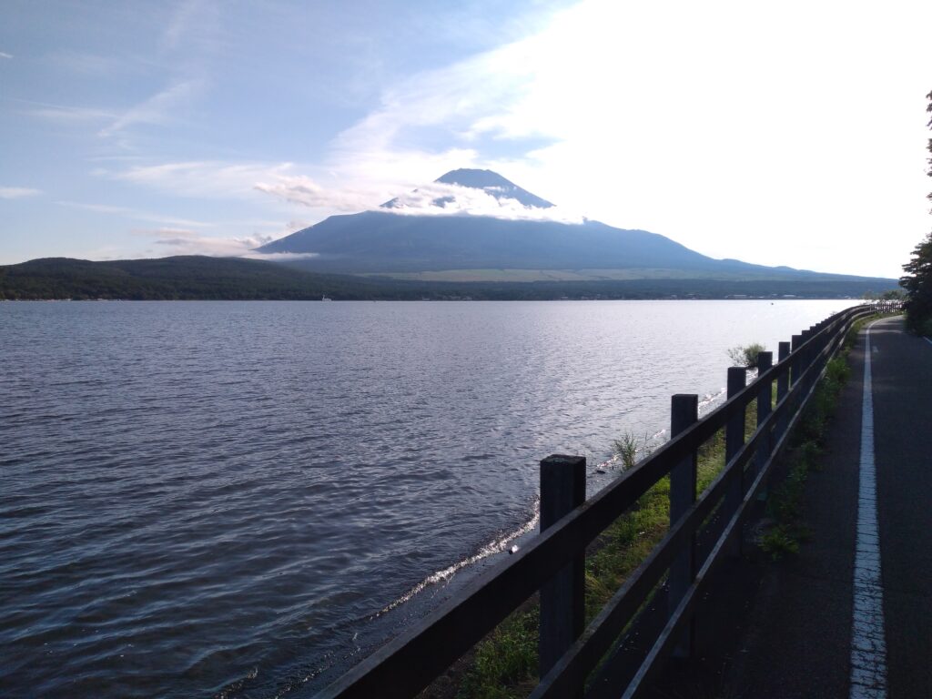 サイクリングと山中湖