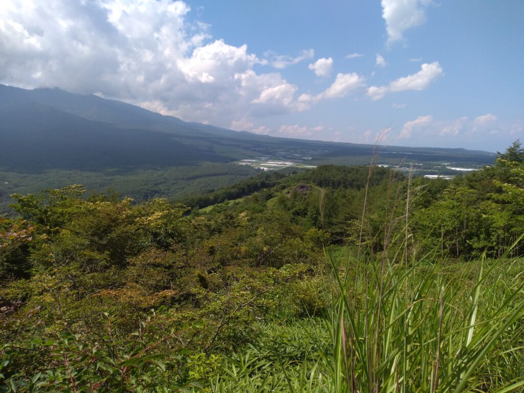 14時02分飯盛山登山道