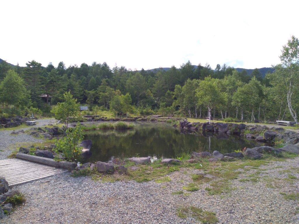 長野県南佐久郡佐久穂町
八千穂レイク釣りっ子ランドの釣り池４